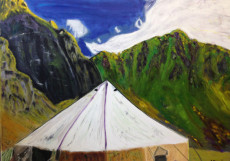 Kackar Mountains-150x200-Oil on Canvas